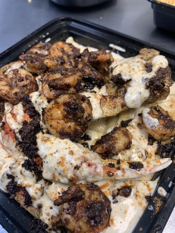 ALFREDO (PASTA) (Jerk Crab & Shrimp)